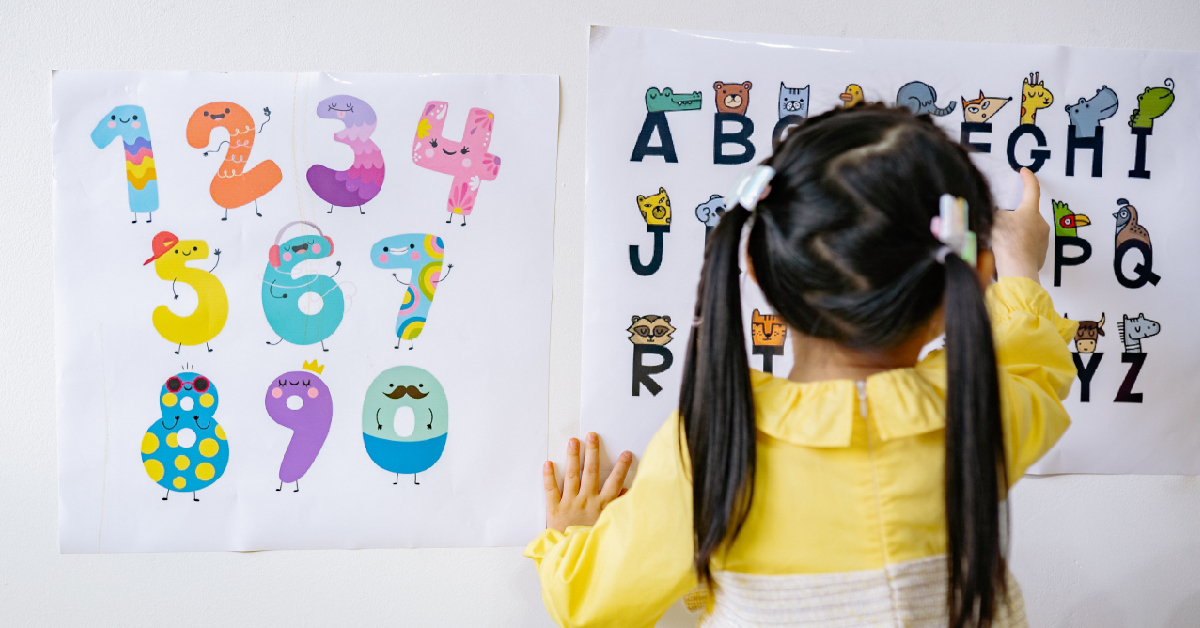 kids learning english banner